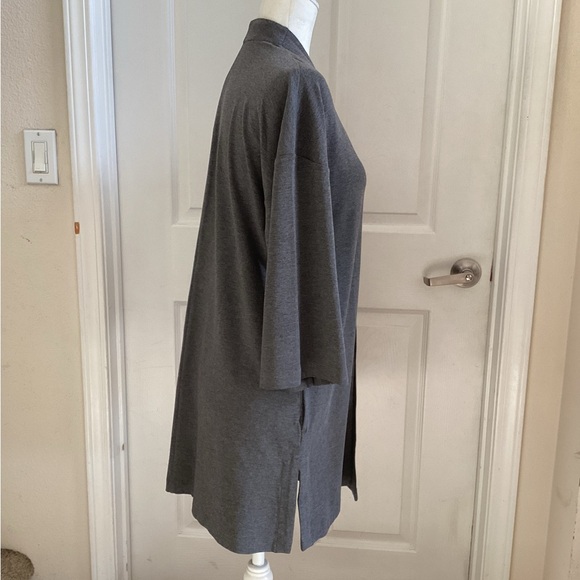 J. Jill Charcoal Heather Cardigan M - Picture 3 of 7